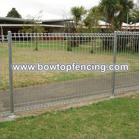 Roll Top Fence with panels
