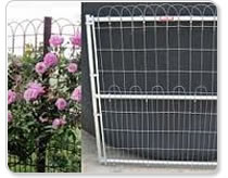 Double Loop Top Fences for Gardens and Plants